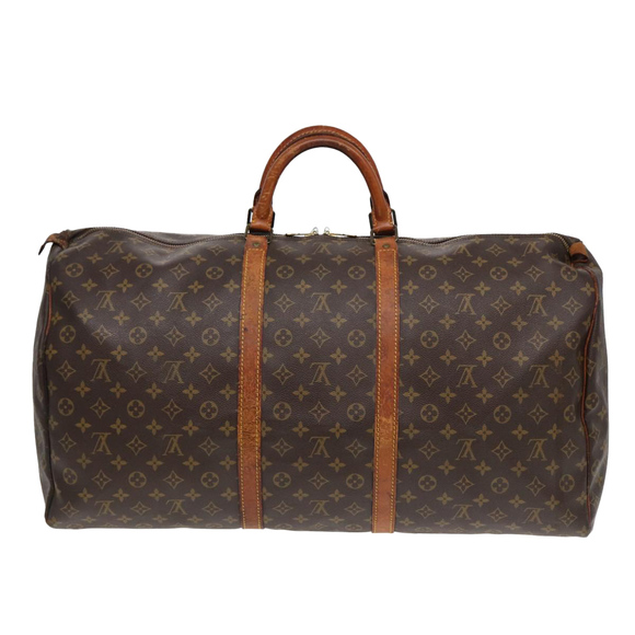 LOUIS VUITTON Monogram Keepall 60 Boston Bag M41422 LV Auth 85116 - Picture 2 of 16